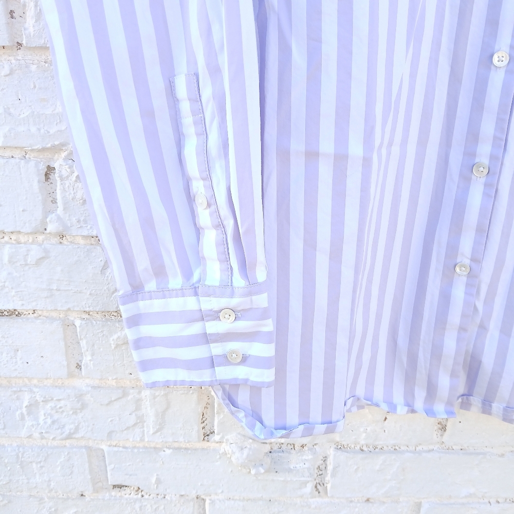 AYR The Deep End Stripe Shirt in Grape Soda Large - Picture 6 of 9